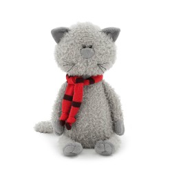 Jucarie motanul cu fular de plus Buddy, 20cm, Orange Toys Jucarie motanul cu fular de plus Buddy, 20cm, Orange Toys