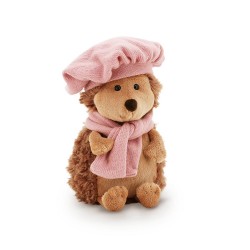 Jucarie ariciul de plus cu bereta si fular Fluffy, 25cm, Orange Toys