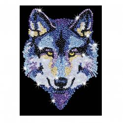 Set Creativ Original - Lup, 25x34cm, Sequin Art