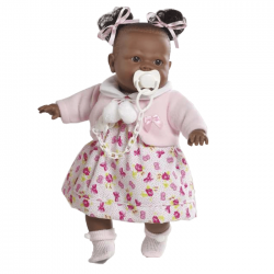 Papusa interactiva Alicia in rochita cu floricele, 38 cm, Berbesa Papusa interactiva Alicia in rochita cu floricele, 38 cm, Berbesa