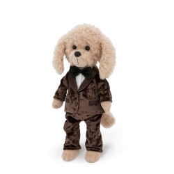 Jucarie catelul de plus Lucky Bobby: Dress Code, 25cm, Orange Toys