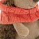 Fluffy, ariciul cu caciulita si fular roz, din plus, 15cm, Orange Toys Fluffy, ariciul cu caciulita si fular roz, din plus, 15cm, Orange Toys