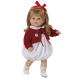 Papusa interactiva Carla in rochita alba si bolero rosu, 52 cm, Berbesa Papusi Papusa interactiva Carla in rochita alba si bolero rosu, 52 cm, Berbesa Papusi