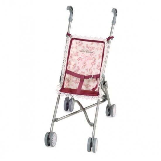 Mini carucior sport rosu ,42x28x56, De Cuevas Accesorii Papusi