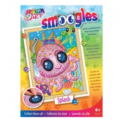 Set Creativ  Smoogles - Caracatita Splash, 25x34cm, Sequin Art