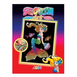 Set Creativ  Red - Mia Sirena,34x25cm, Sequin Art