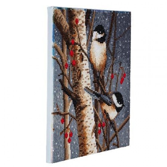 Set creativ tablou cu cristale, Crystal Art, Woodland Spntes, 30x30 cm