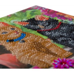 Set creativ tablou cu cristale Cat Friends, 18x18 cm, Craft Buddy Set creativ tablou cu cristale Cat Friends, 18x18 cm, Craft Buddy