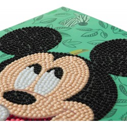 Set creativ cu cristale Happy Mickey, colectia Disney, 18x18 cm, Craft Buddy