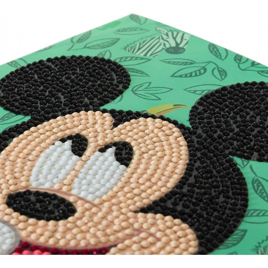 Set creativ cu cristale Happy Mickey, colectia Disney, 18x18 cm, Craft Buddy