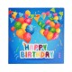 Set creativ tablou cu cristale Happy Birthday18x18cm, Craft Buddy