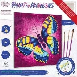 Set creativ de pictat Pictura pe numere, Chage - Rachel Froud, 30x30cm, Craft Buddy