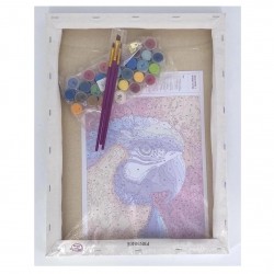 Set creativ de pictat Pictura pe numere, Paradise - Rachel Froud, 30x40cm, Craft Buddy