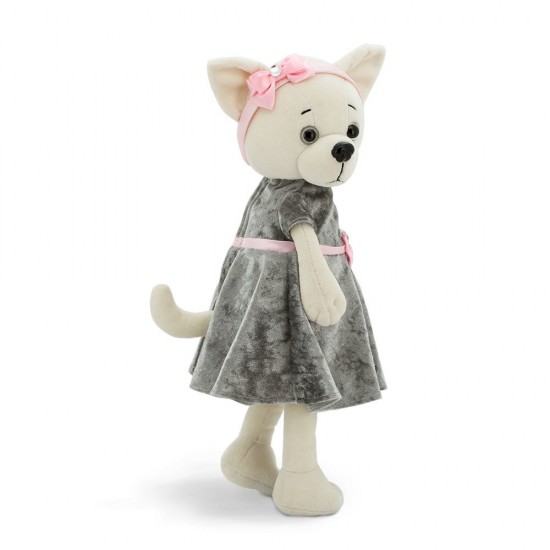 Jucarie catelusa de plus Lucky Lili: Noble Grey, 25cm, Orange Toys Jucarii Plus