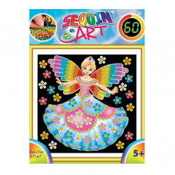 Set Creativ Sequin 60 - Zana, 17x17cm, Sequin Art