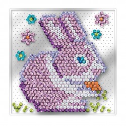 Set Creativ Sequin Easy - Iepure, 17x17cm, Sequin Art