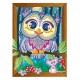 Set Creativ  Smoogles - Bufnita Hoot, 25x34cm, Sequin Art 