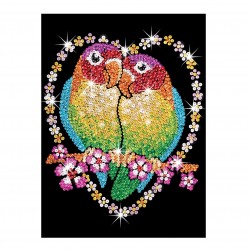Set Creativ Original - Pasarele indragostite, 25x34cm, Sequin Art
