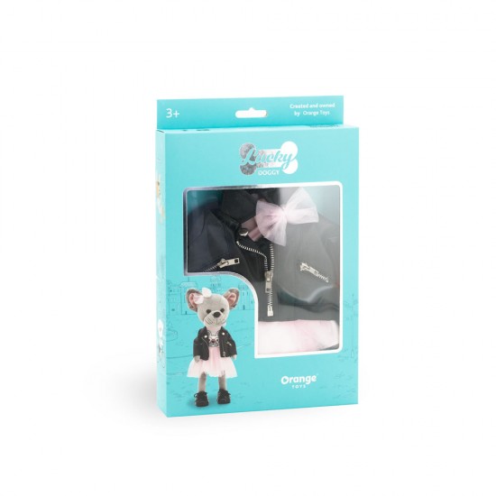 Set vestimentar pentru catelusii Lucky Doggy: Cheeky Style, 25cm