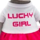 Set vestimentar pentru catelusii Lucky Doggy: Fashion Star, 25cm