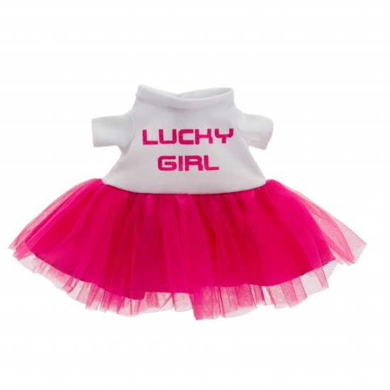 Set vestimentar pentru catelusii Lucky Doggy: Fashion Star, 25cm