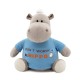 Po hipopotamul cu tricou "Be Hippo", din plus, 30cm, Orange Toys