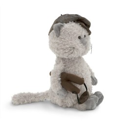 Jucarie motanul de plus norocos Buddy, 25cm, Orange Toys
