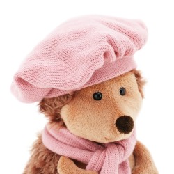 Jucarie ariciul de plus cu bereta si fular Fluffy, 25cm, Orange Toys