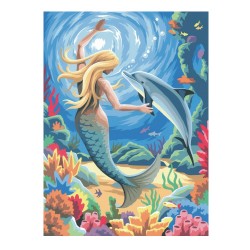 Set creativ pictura - JPBN - Sirena, 24x33x2cm, Sequin Art