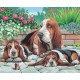 Set creativ pictura  - SPBN - Catei Basset, 39.5x32x2cm, Sequin Art Art & Craft