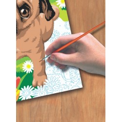 Set creativ pictura - JPBN - Catel pug, 24x33x2cm, Sequin Art