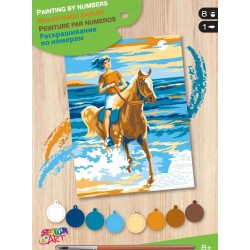 Set creativ pictura - JPBN - Calaretul, 24x33x2cm, Sequin Art