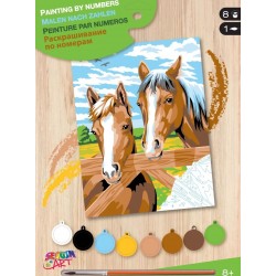 Set creativ pictura - JPBN - Cai, 24x33x2cm, Sequin Art