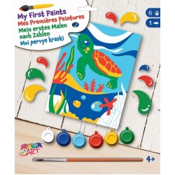 Set creativ pictura - "Prima mea pictura" - Testoasa, Sequin Art