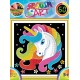 Set Creativ Sequin 60 - Unicorn, 17x17cm, Sequin Art