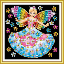 Set Creativ Sequin 60 - Zana, 17x17cm, Sequin Art