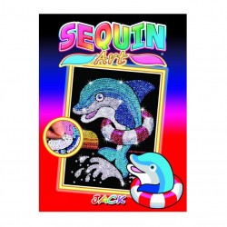 Set Creativ  Red - Delfinul Jack,34x25cm, Sequin Art