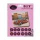 Set creativ tablou cu cristale Classic Car 18x18cm, Craft Buddy Art & Craft