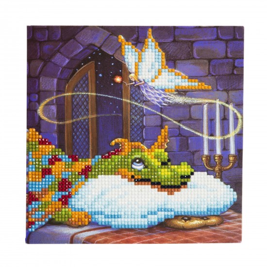 Set creativ tablou cu cristale  Dragon 18x18cm, Craft Buddy Art & Craft