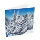 Set creativ tablou cu cristale Snowy White Tigers 18x18cm, Craft Buddy Art & Craft