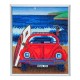 Set creativ Crystal Art in rama foto argintie Beetle on the Beach 21x25cm, Craft Buddy Art & Craft