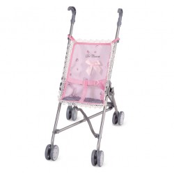 Mini carucior sport roz-gri ,42x28x56, De Cuevas Mini carucior sport roz-gri ,42x28x56, De Cuevas