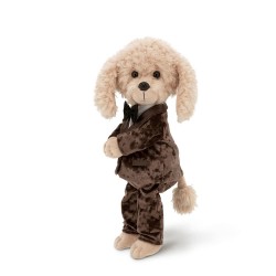 Jucarie catelul de plus Lucky Bobby: Dress Code, 25cm, Orange Toys