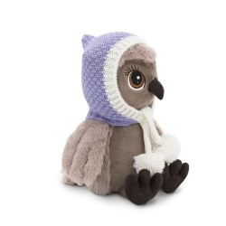 Sonya, bufnita cu caciula  violet, din plus, 25cm, Orange Toys