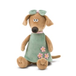 Jucarie catelusa de plus Zuza, 20cm, Orange Toys
