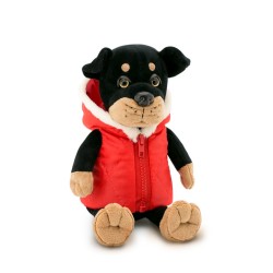 Jucarie catelul rottweiler de plus Max, 20cm, Orange Toys