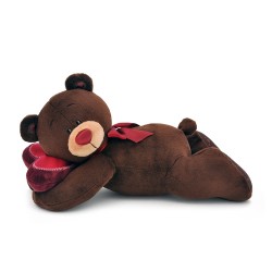 Jucarie ursuletul somnoros de plus Choco, 20cm, Orange Toys