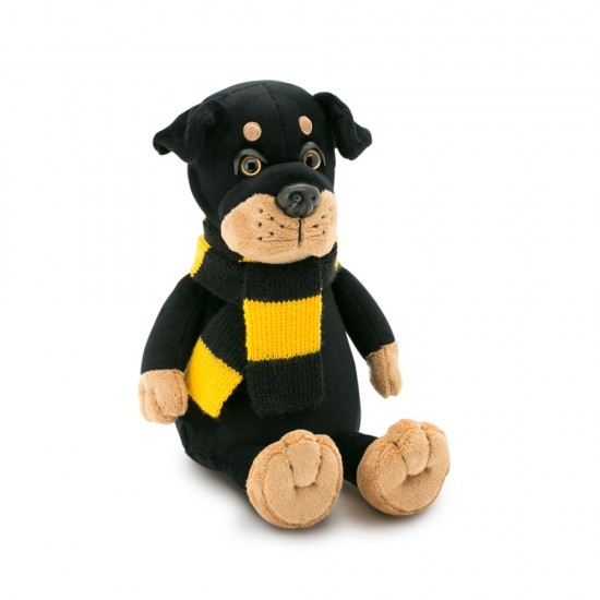 Jucarie catelul rottweiler de plus Bax, 20cm, Orange Toys Jucarii Plus