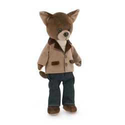 Jucarie catelul de plus Lucky Alex: Trendy Style, 25cm, Orange Toys