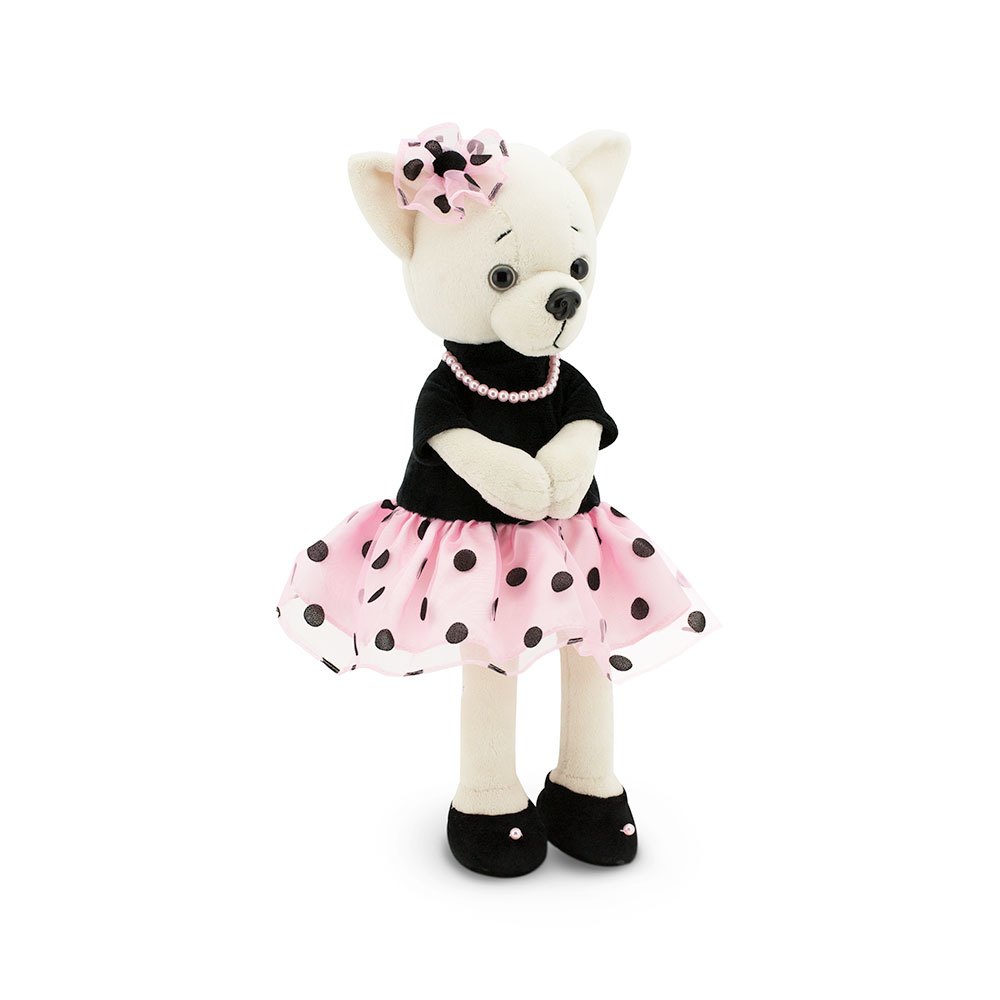 Jucarie catelusa de plus Lucky Lili: Perl, 25cm, Orange Toys